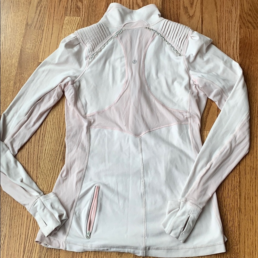 Lululemon blush pink zip up